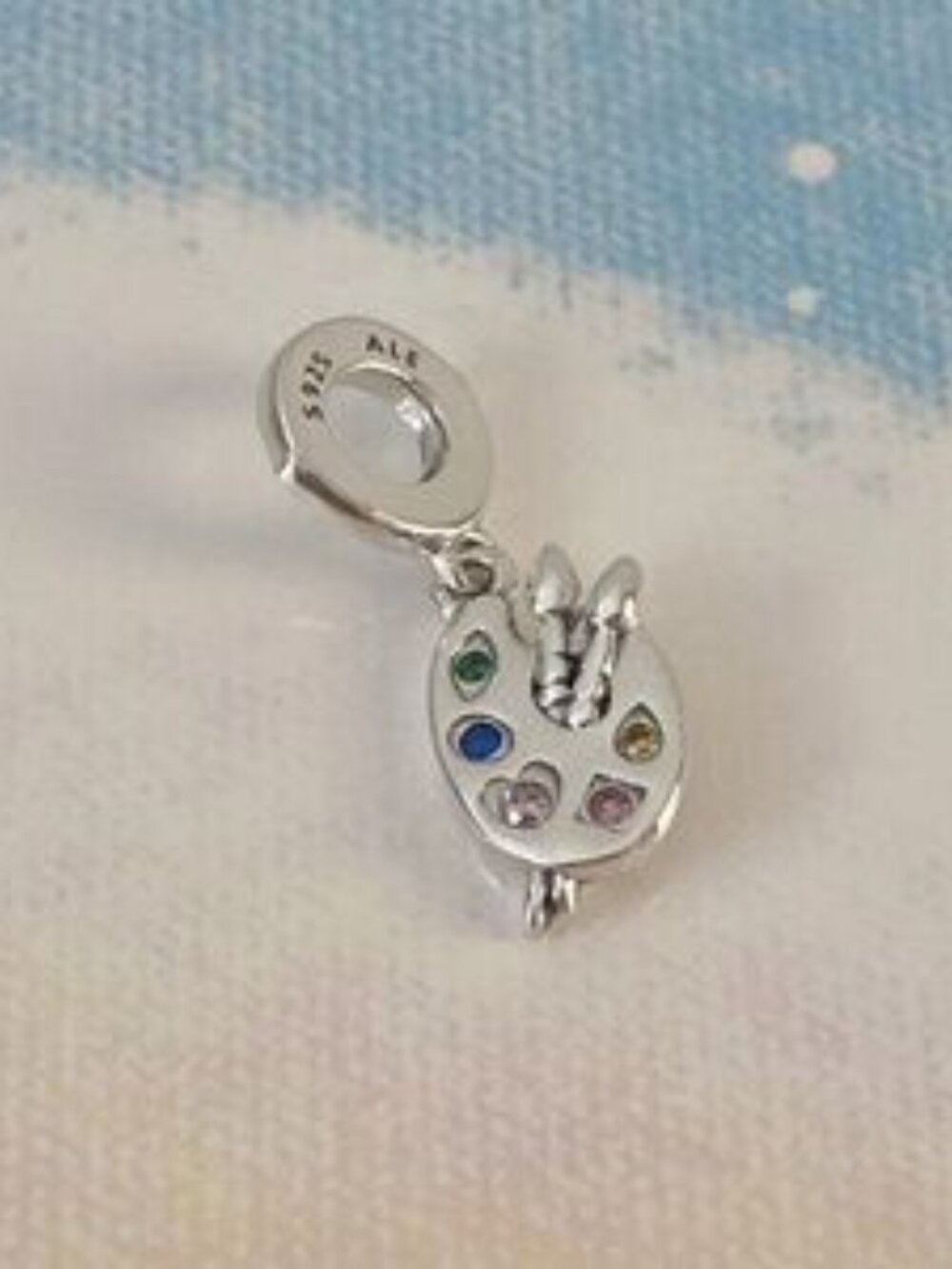 Pandora Artist's Palette Dangle Charm Art Painting View 4